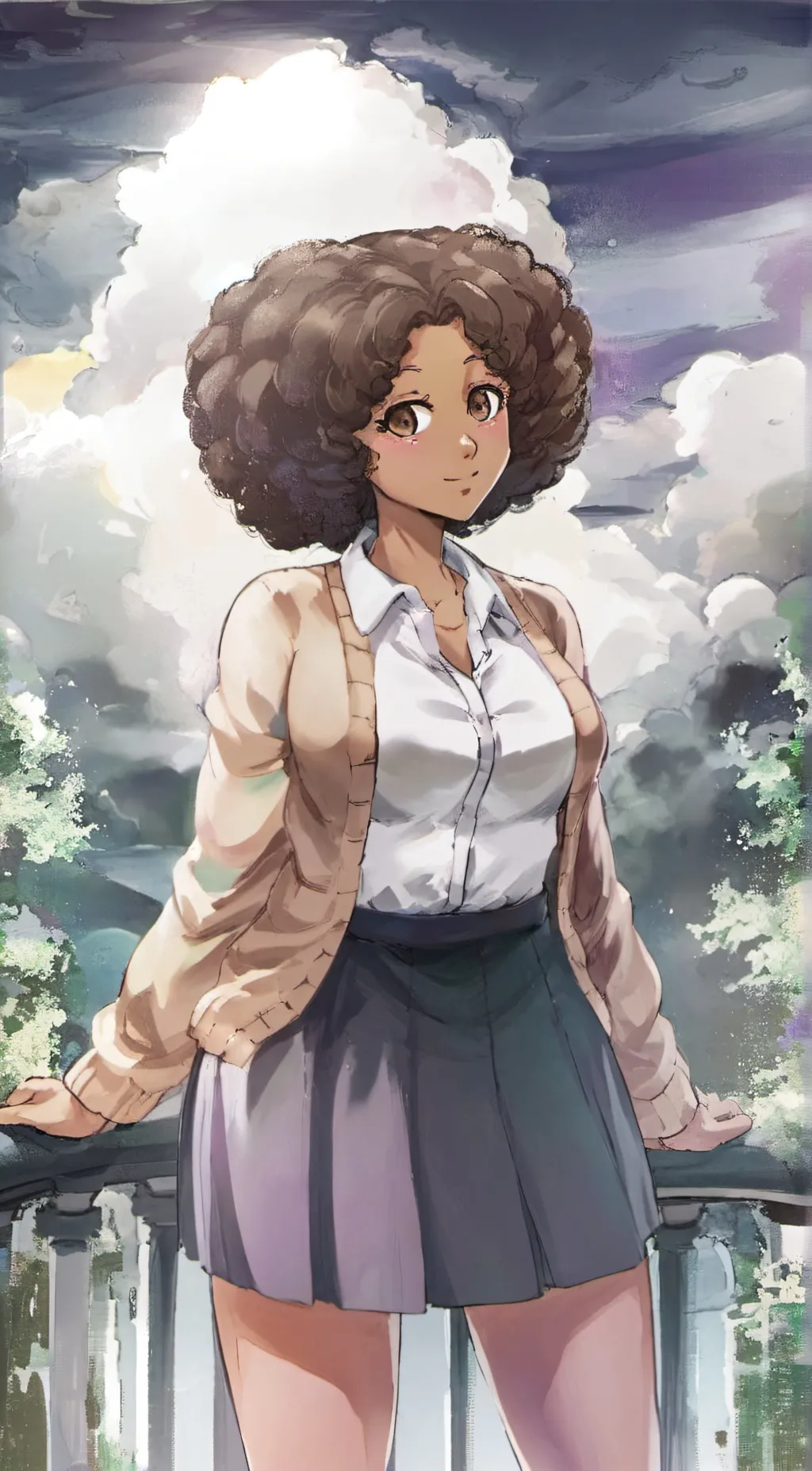 ai character: Miss Janet background