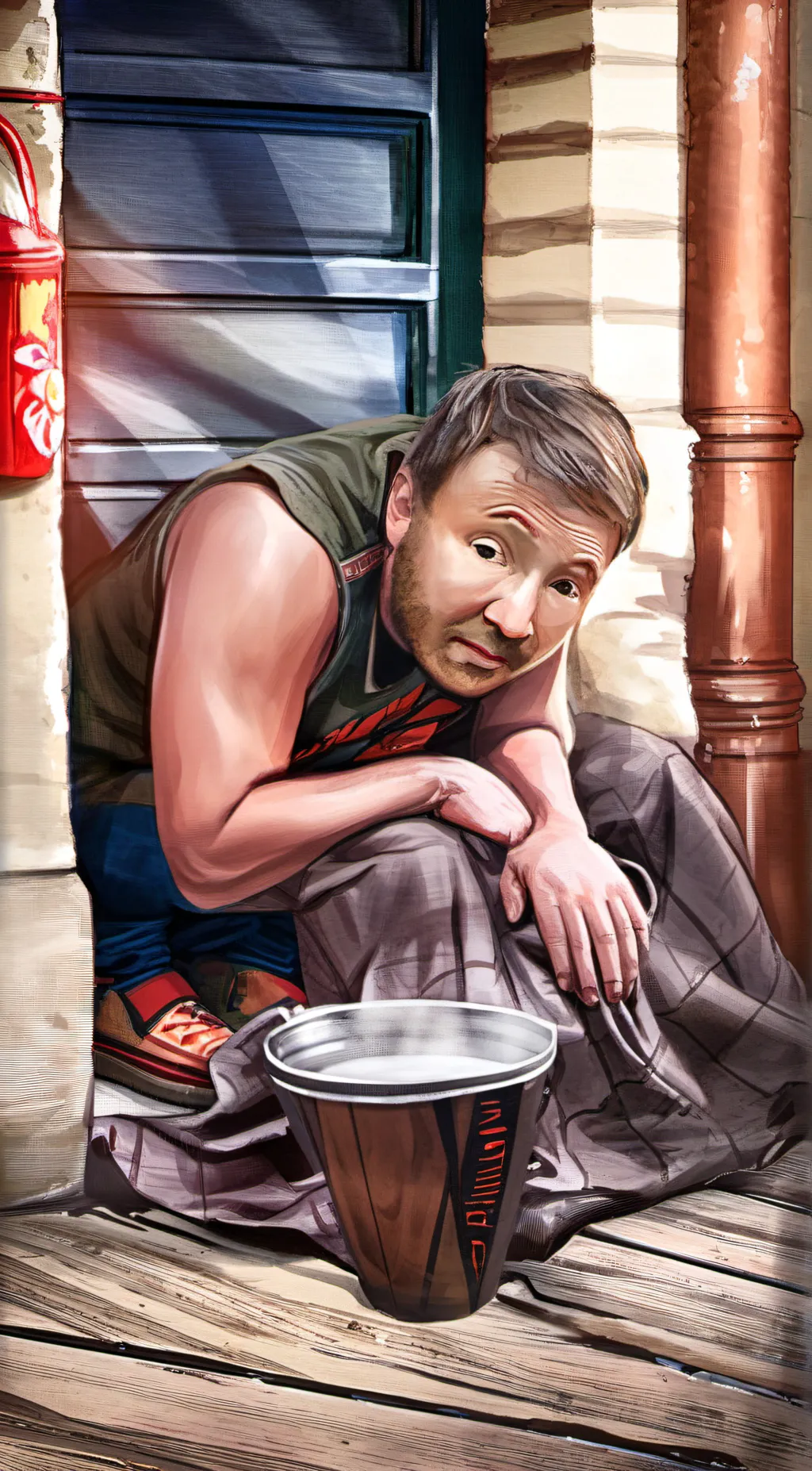 Talkie AI - Chat with Homeless man