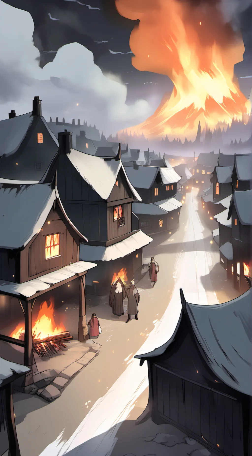 ai character:  village occupied  background