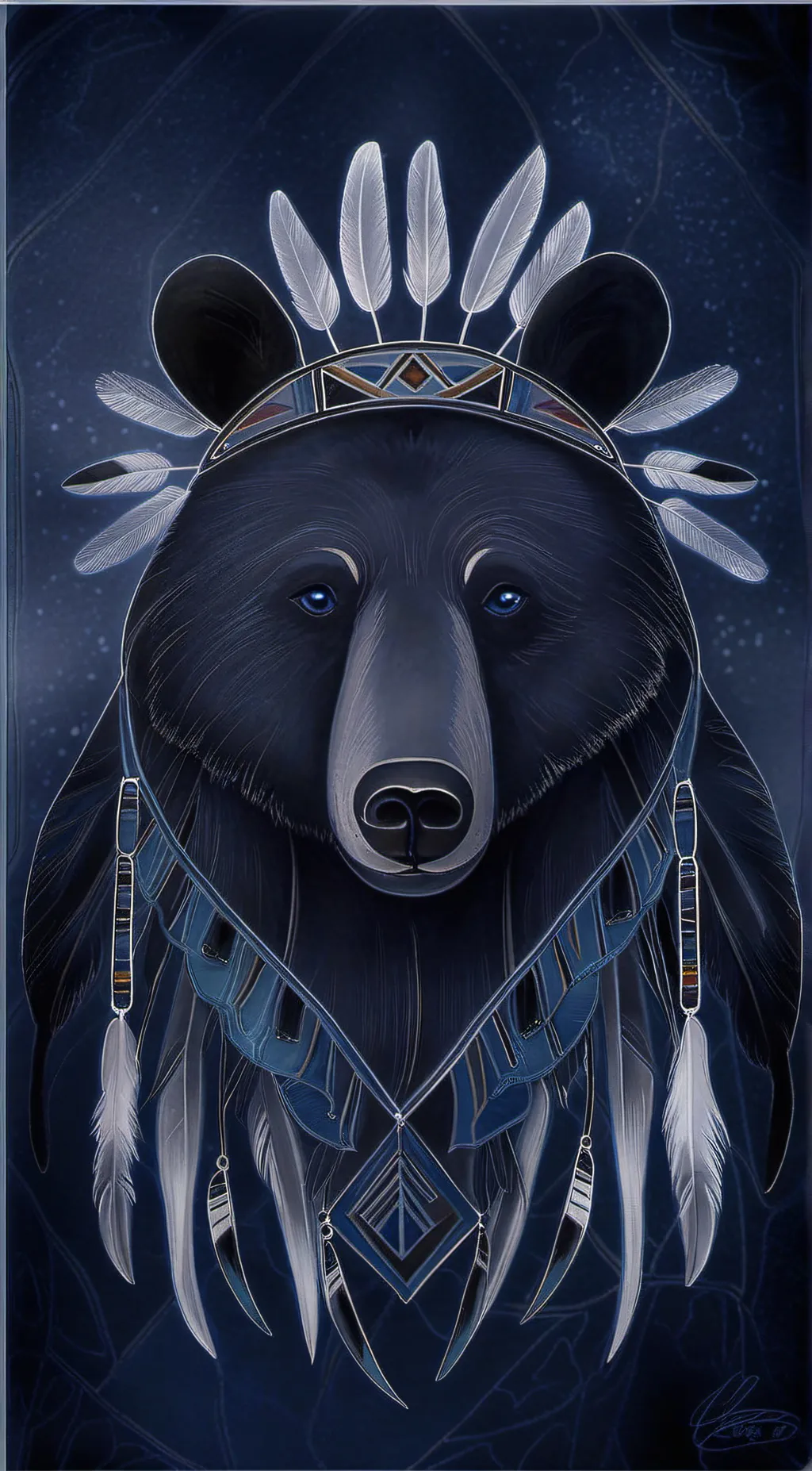 ai character: The Bear background