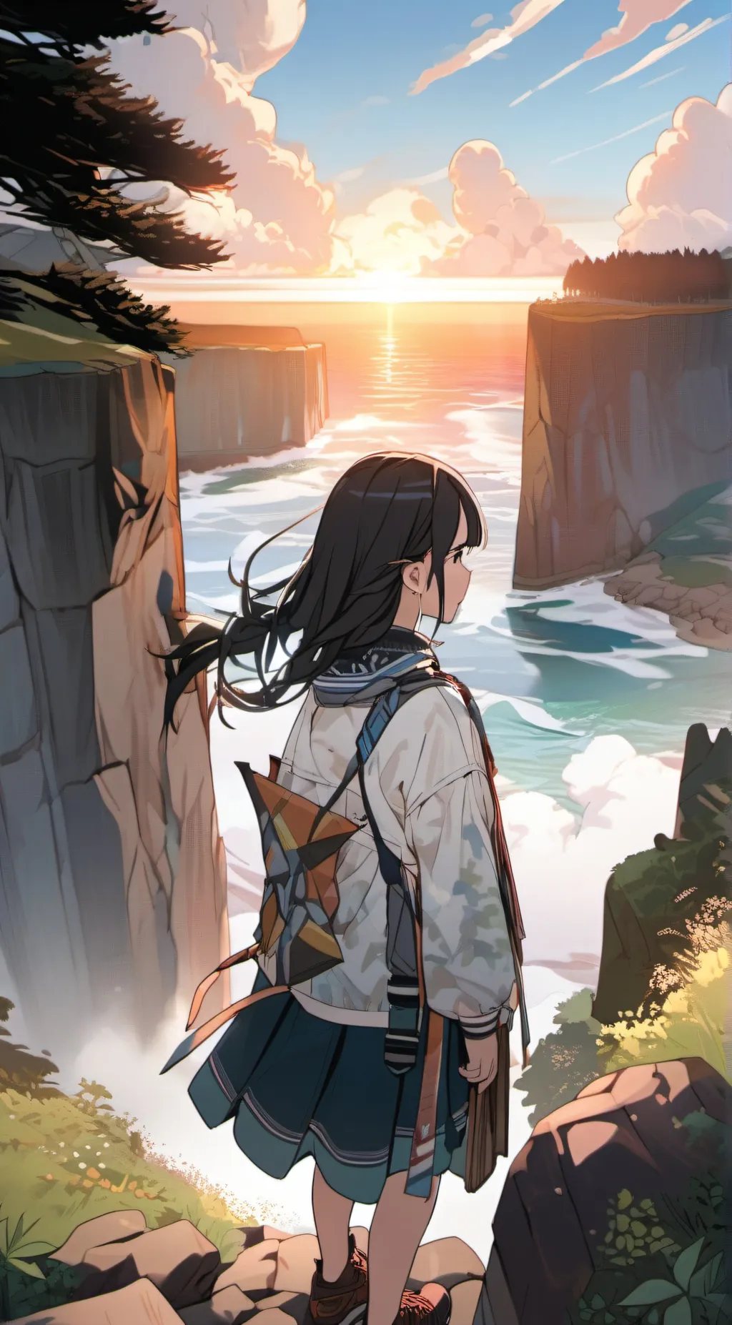 ai character: Luna background