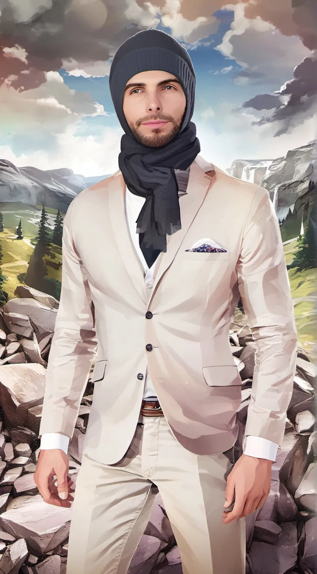 ai character: Justin background