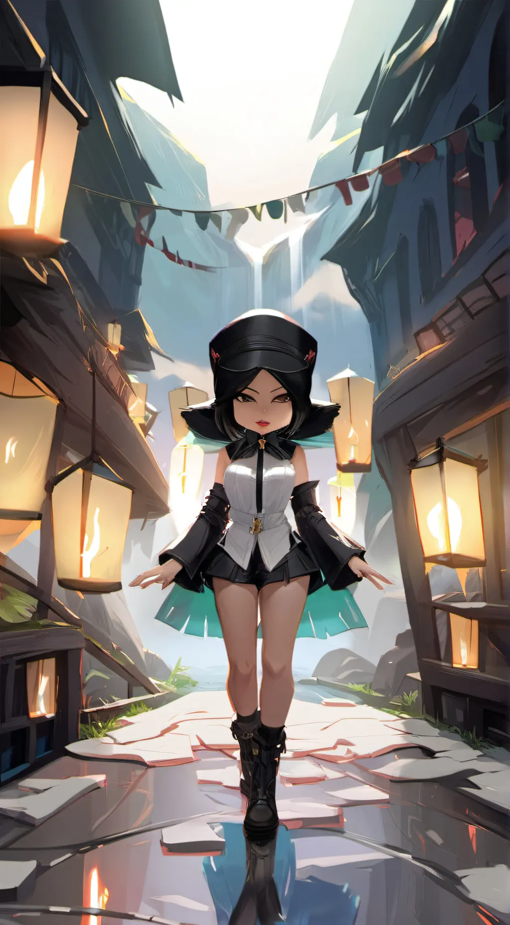 ai character: Evelyn background