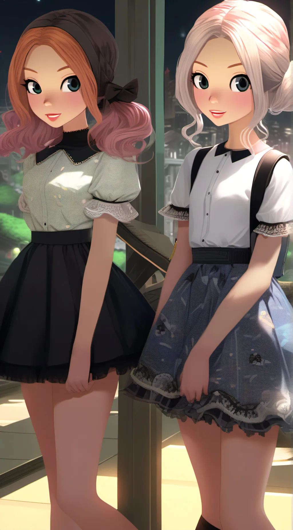 ai character: khloe and zoey background