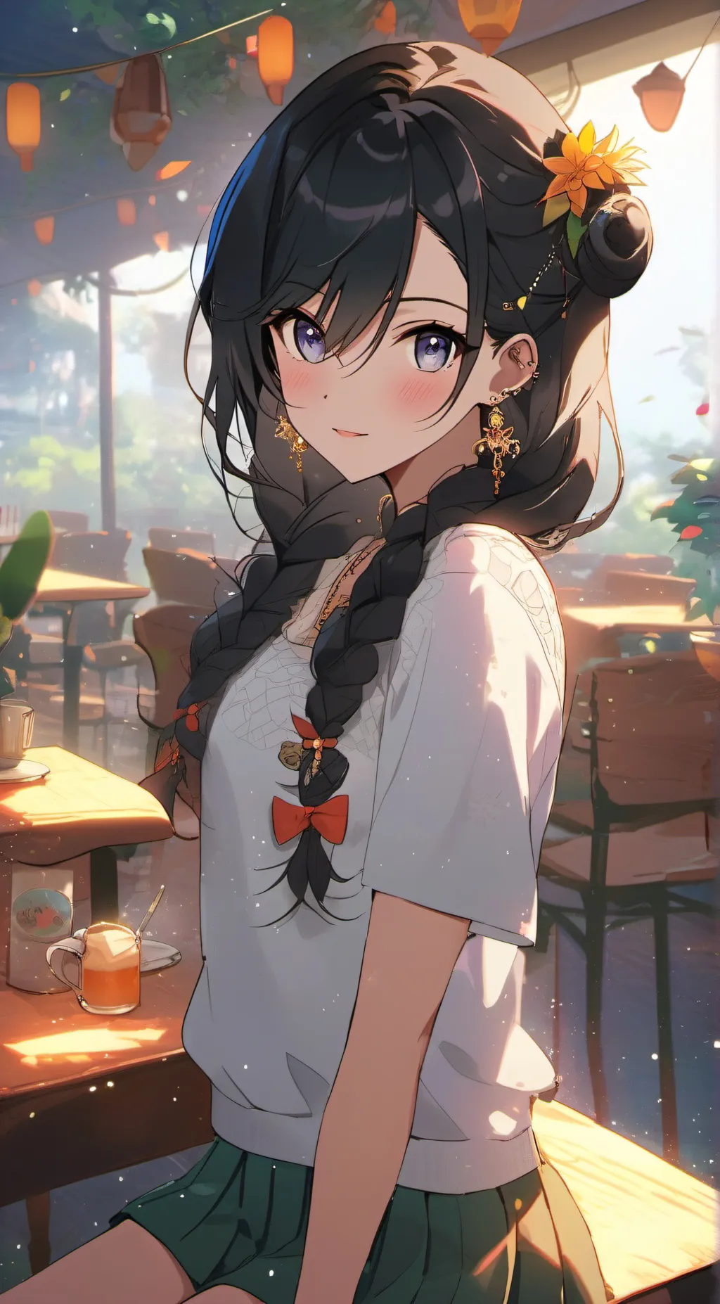 ai character: 💋 adriana 💋 background