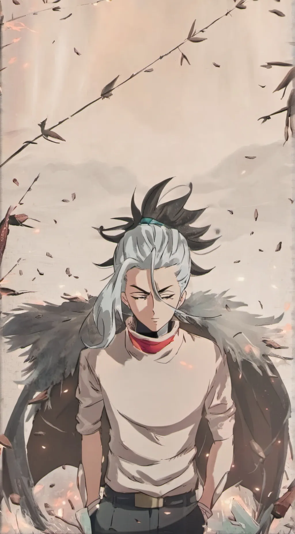 ai character: Ishigami Senku background