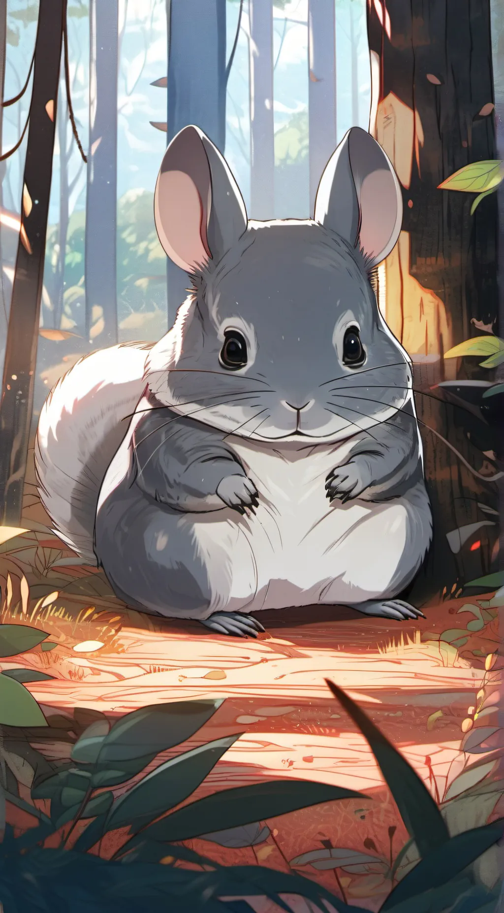 ai character: Chinchilla background