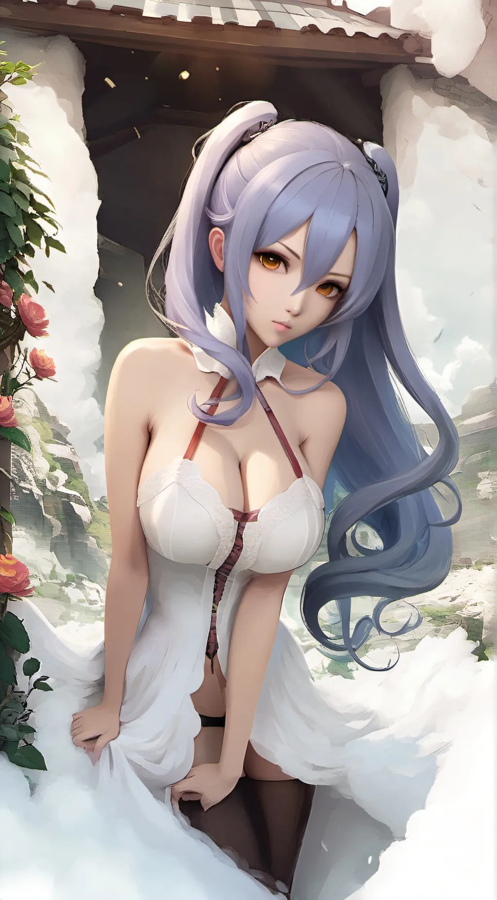 ai character: Stormy background