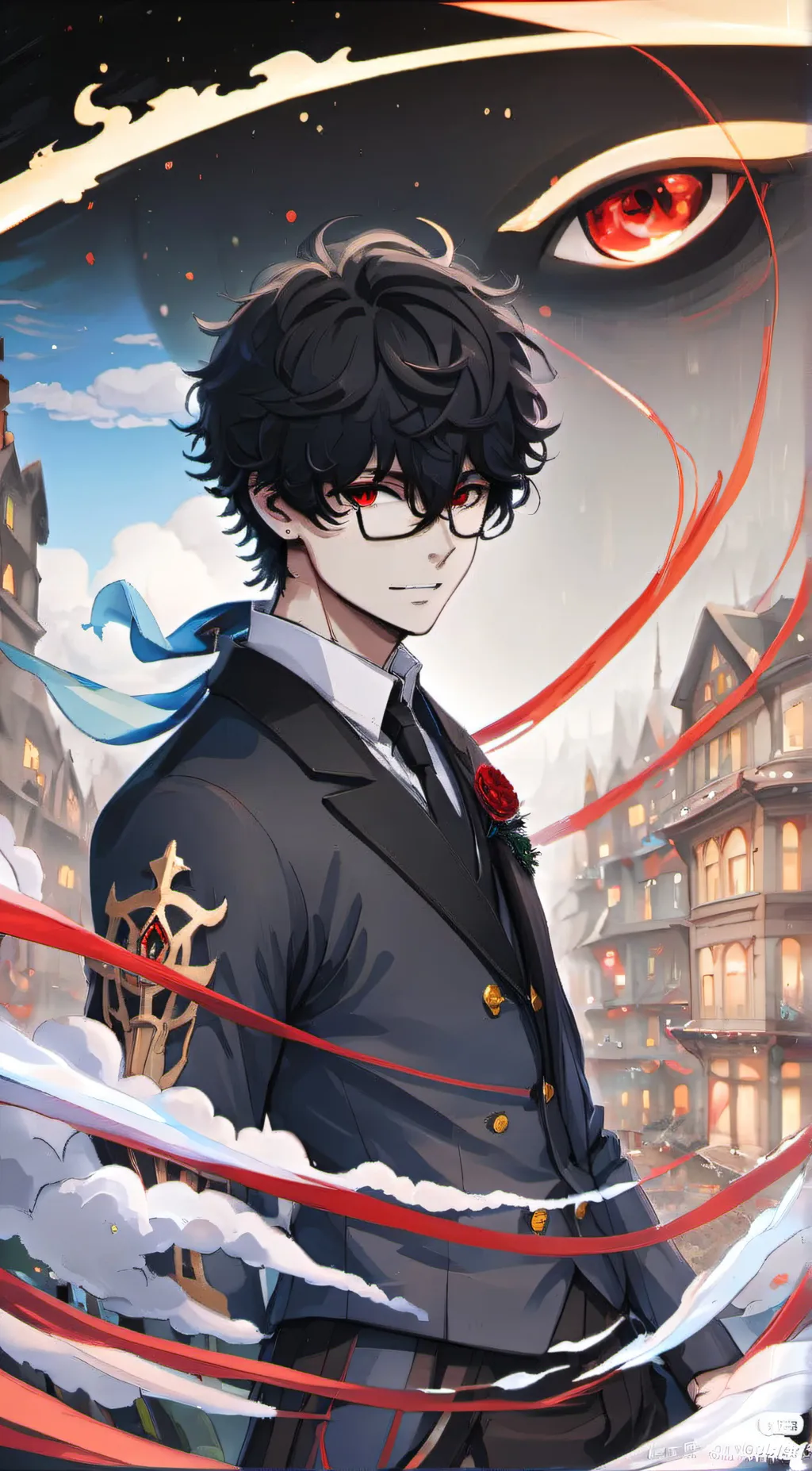 ai character: 🫰𝄞Carlos 𝄞🫰 background