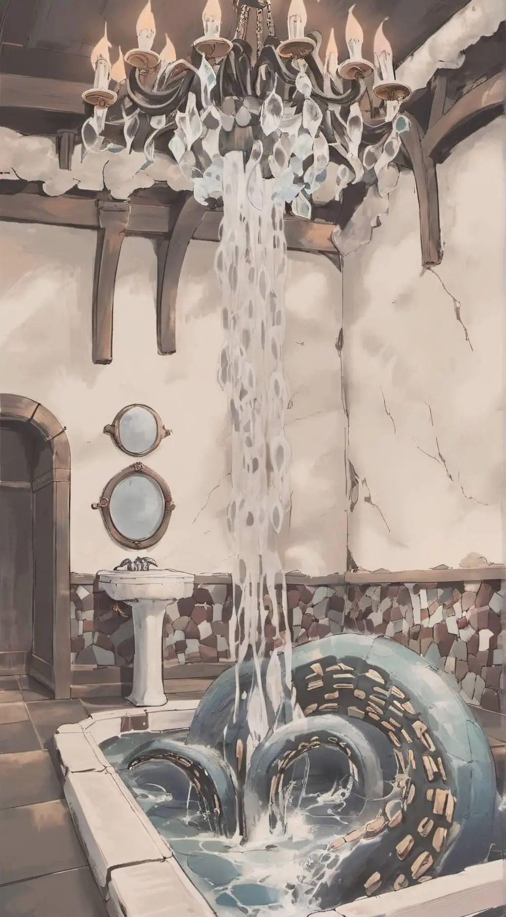 ai character: Baby octopus background