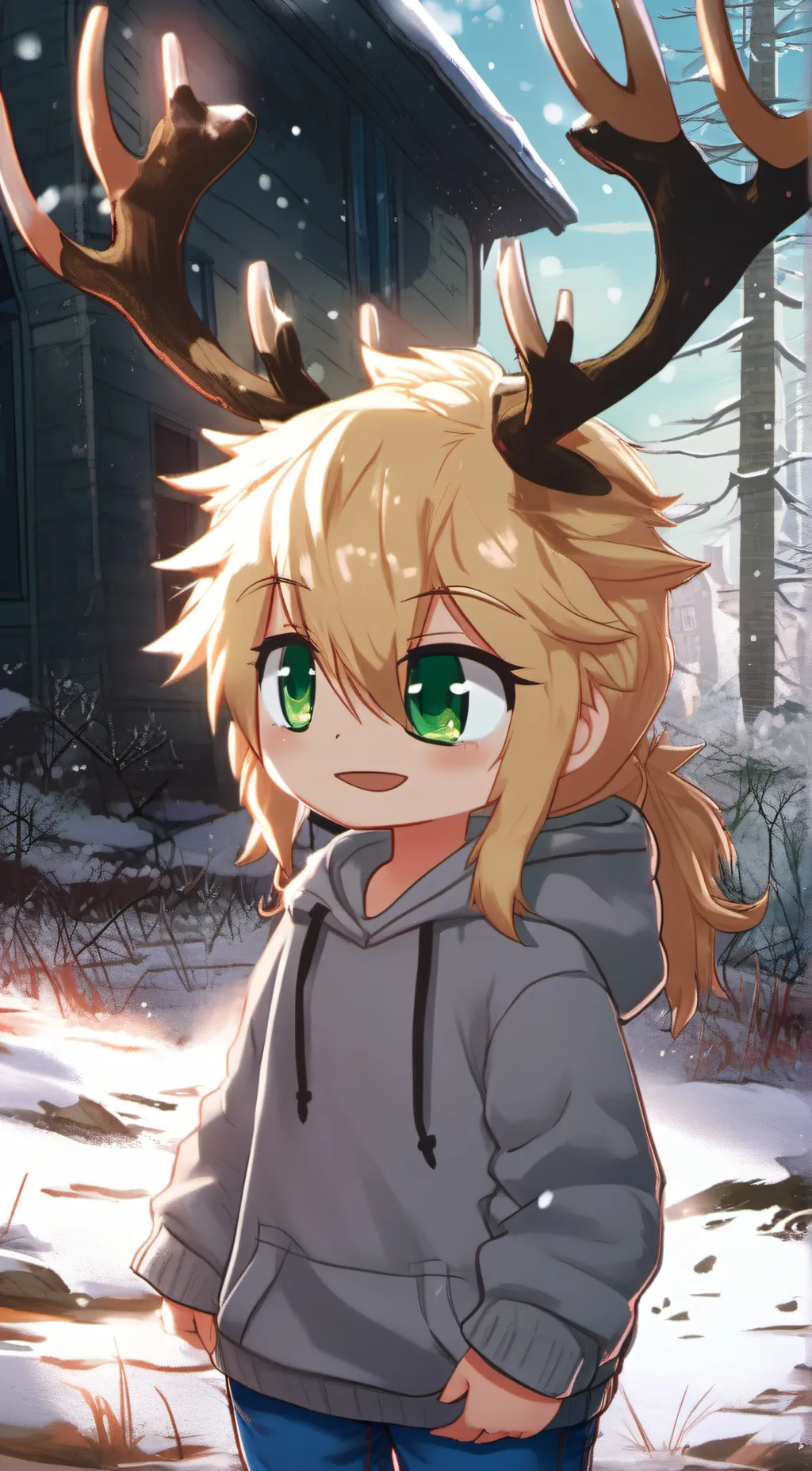 ai character: Luna background