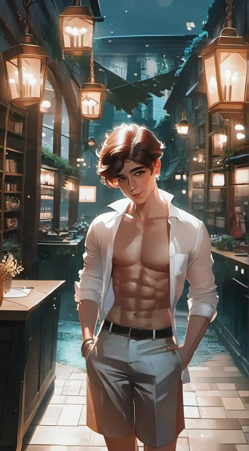 ai character: Bakugo background