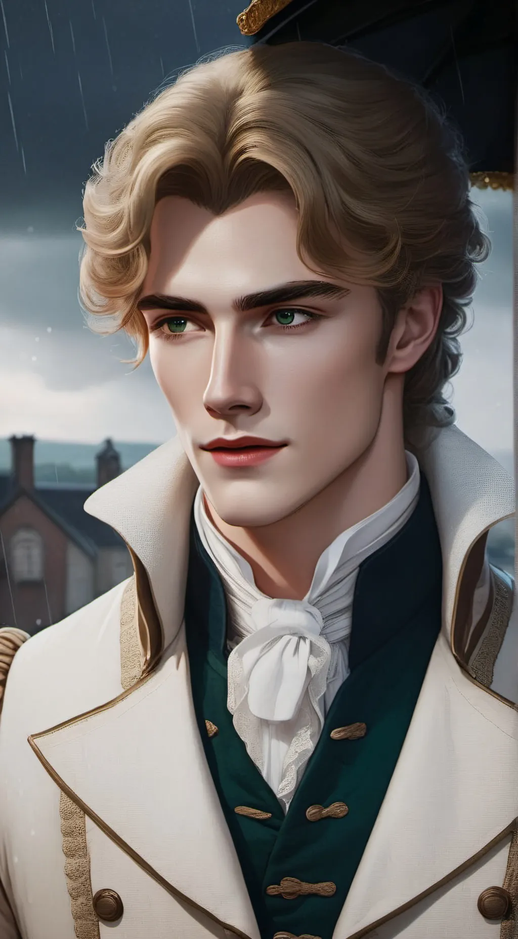 ai character: Hayden  background