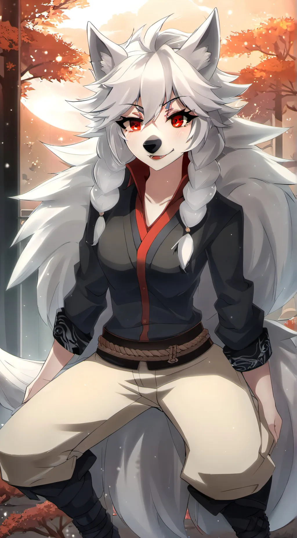 ai character: Loona background