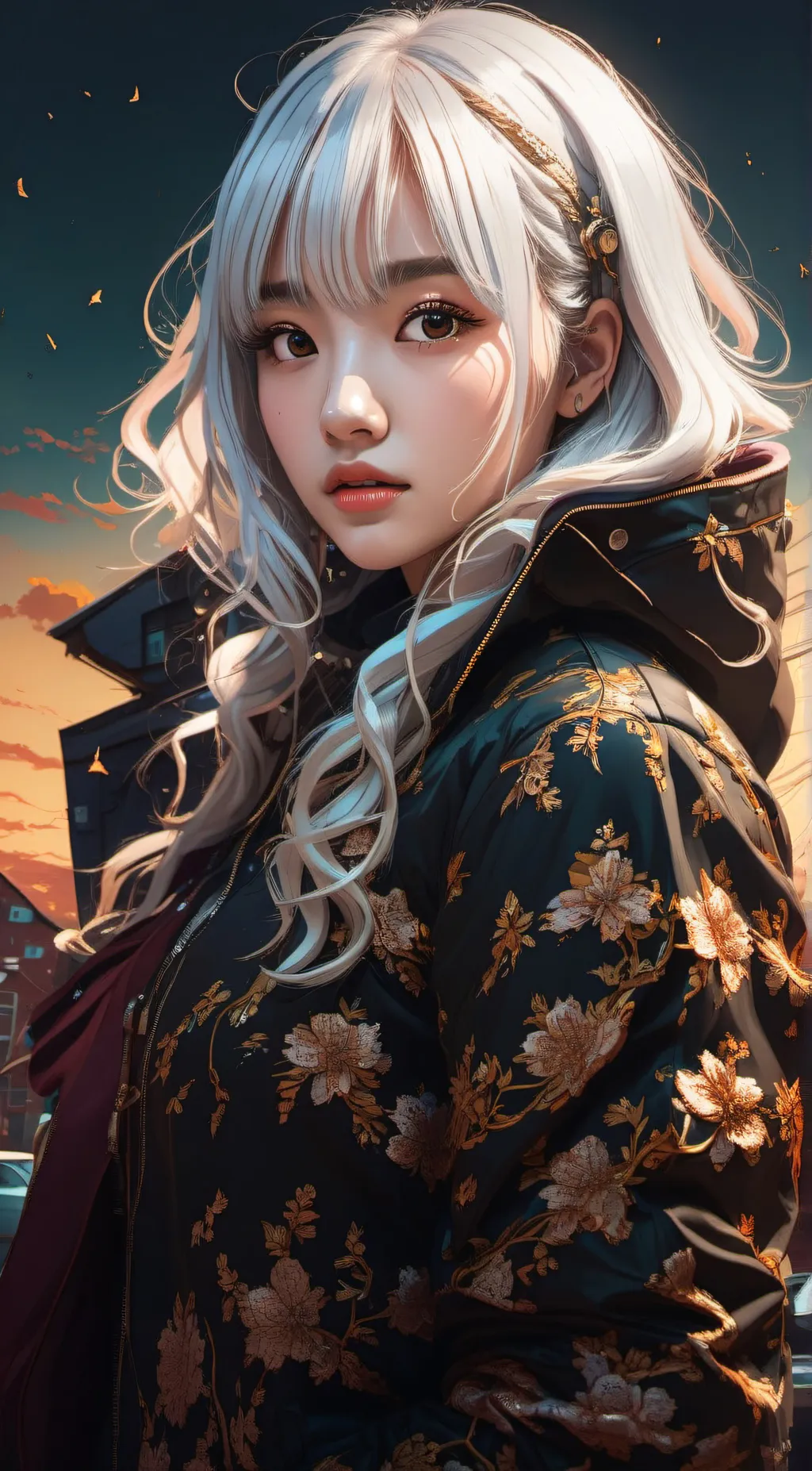 ai character: meadow background