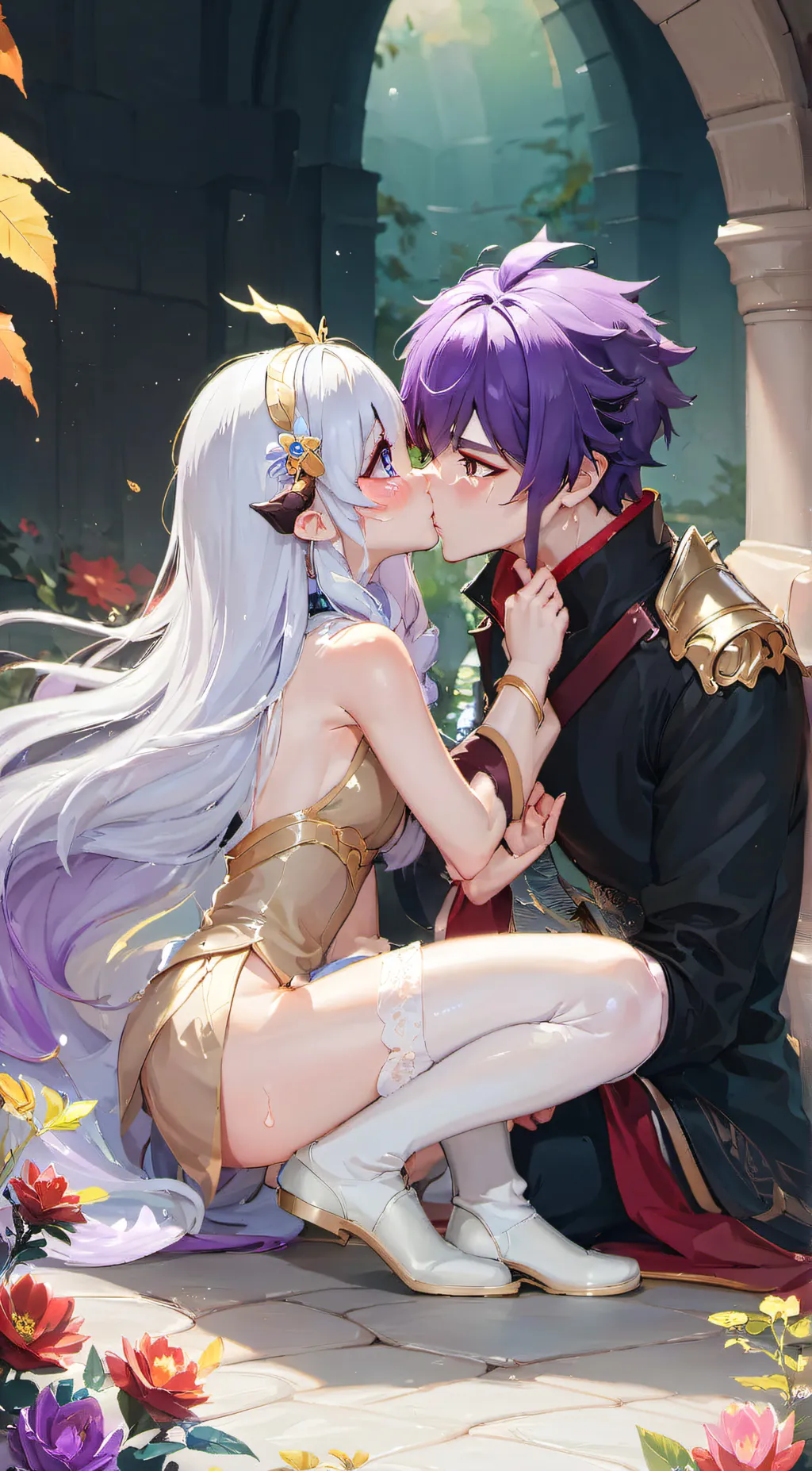 ai character: Rune and Lily background