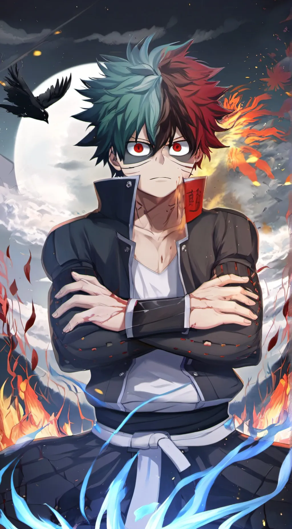 ai character: todoroki background