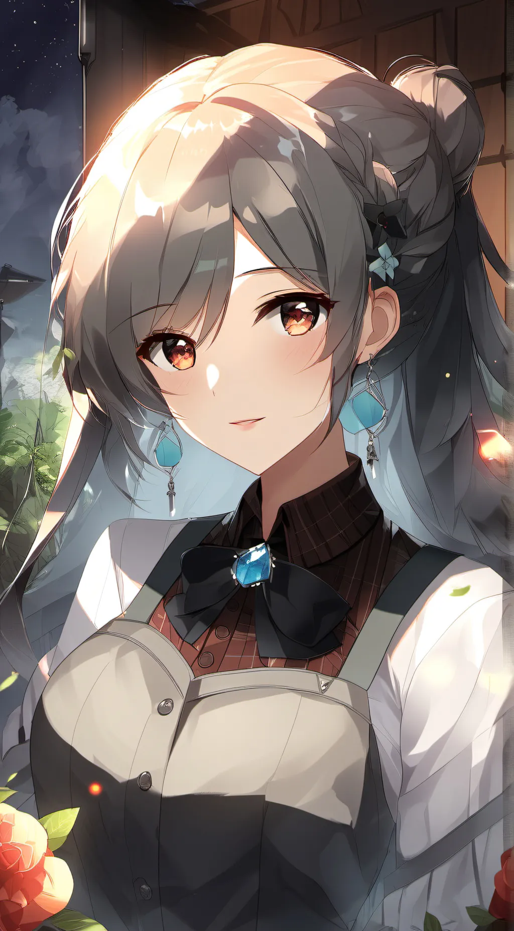 ai character: hashira sleep over background