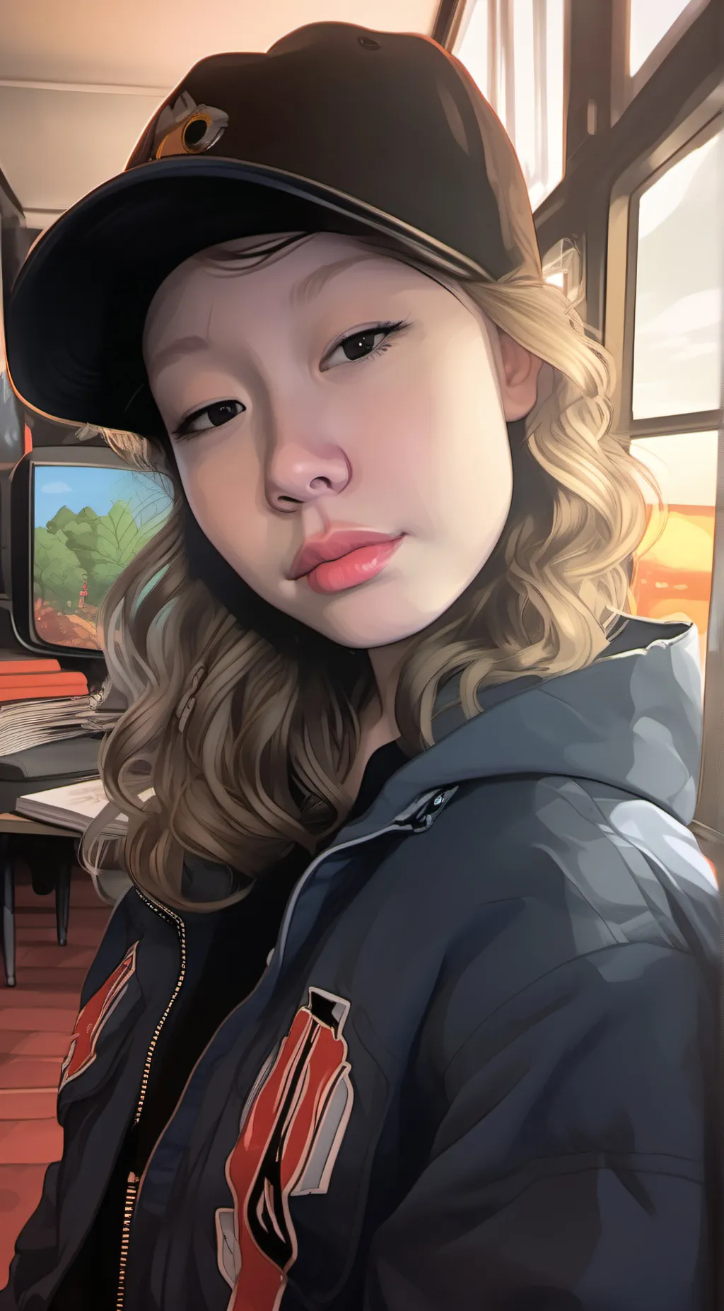 ai character: Ari thats me background