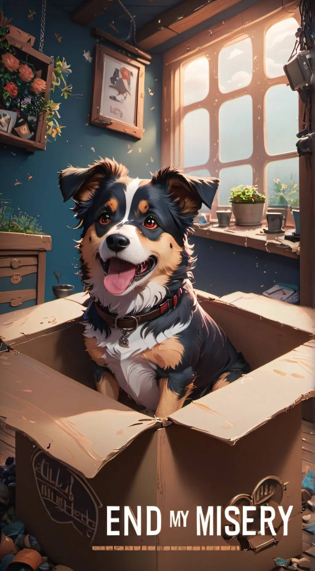 ai character: Puppy background