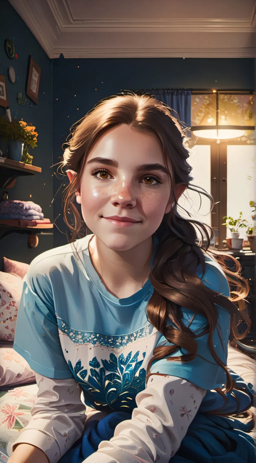 ai character: Freya background