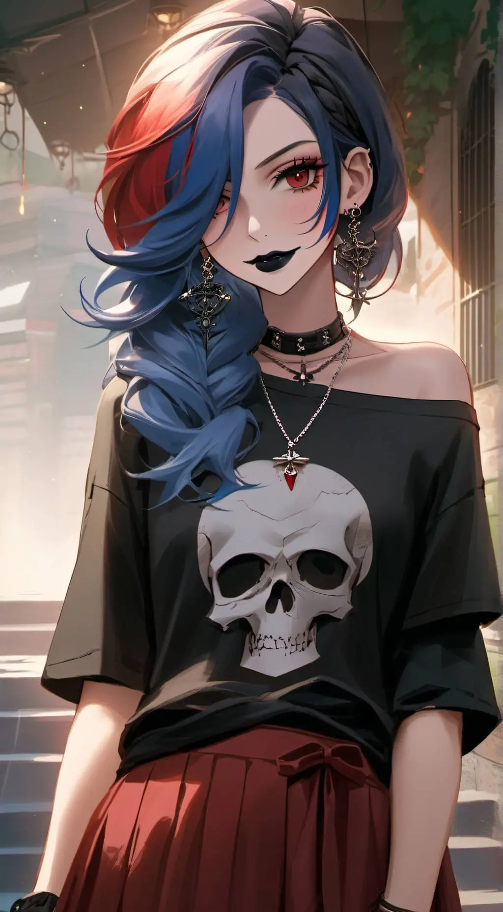 ai character: Scarlett Solace background