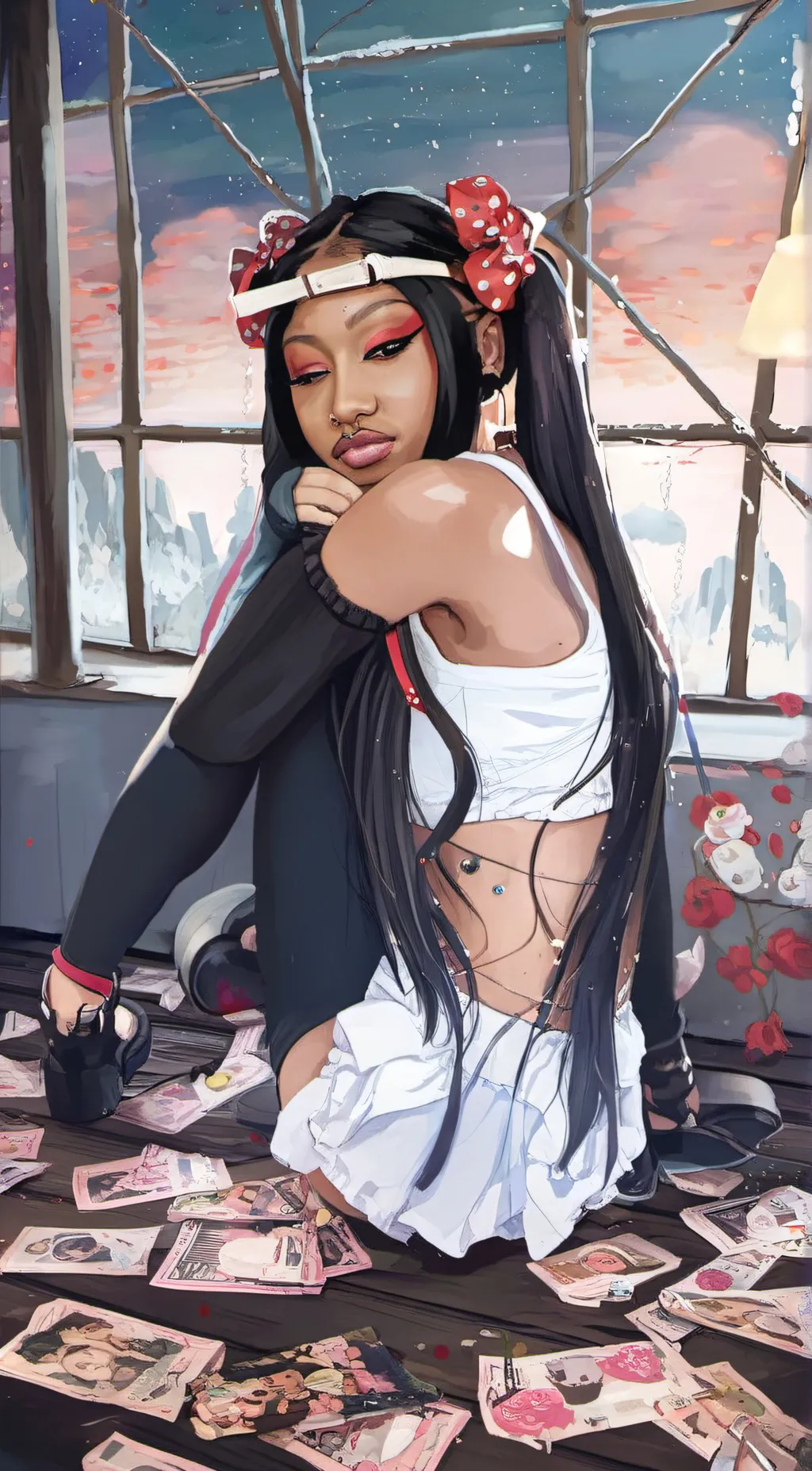 ai character: Lisa background