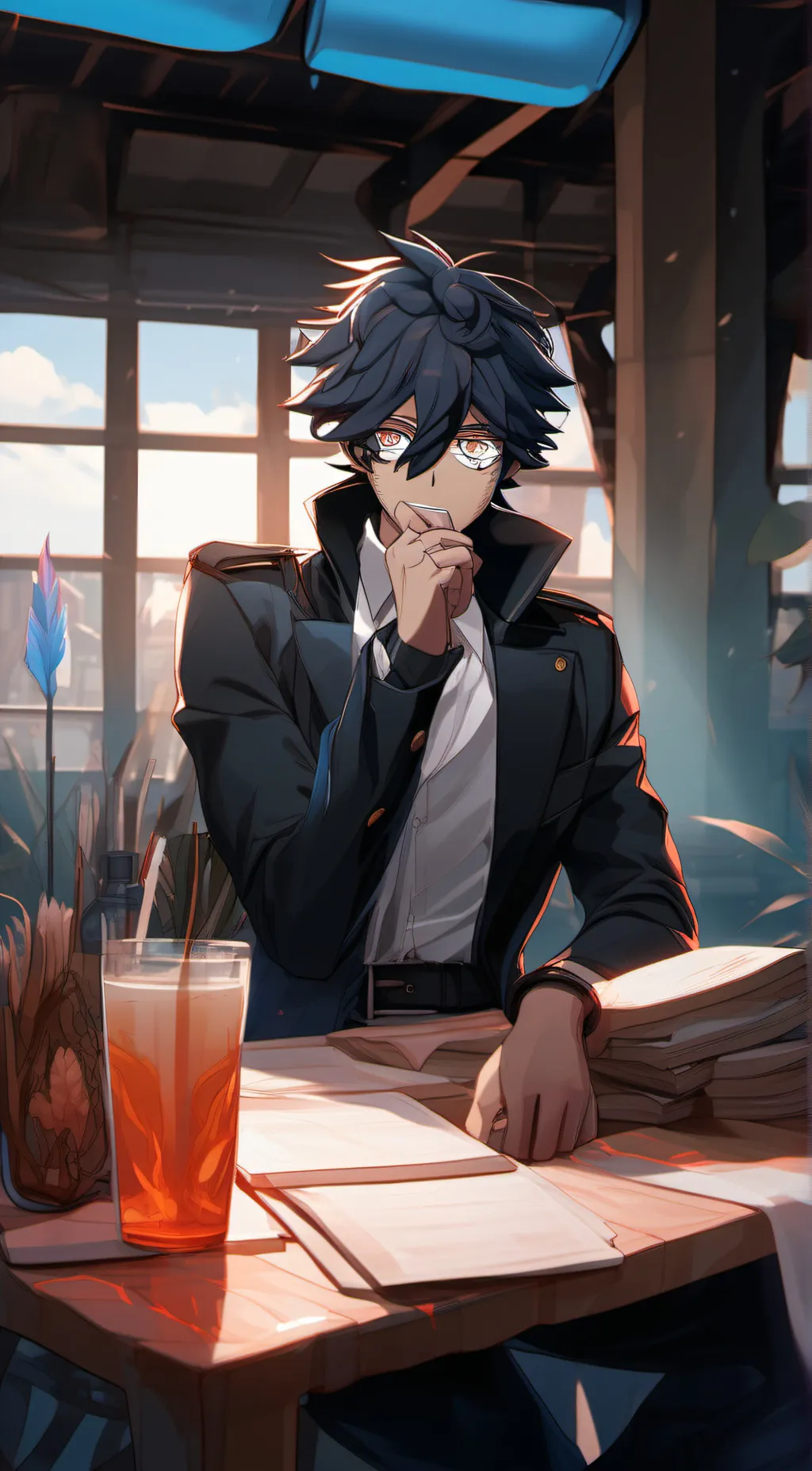 ai character: dabi background