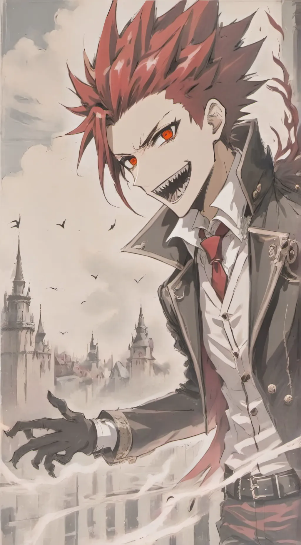 ai character: Villain Kirishima background