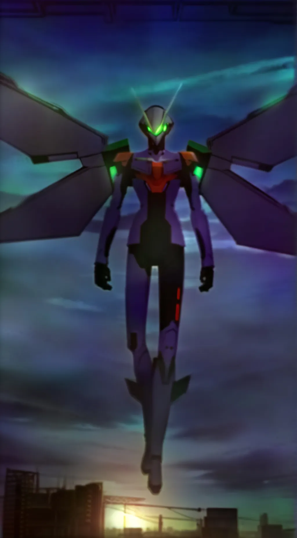 ai character: eva unit 01 background