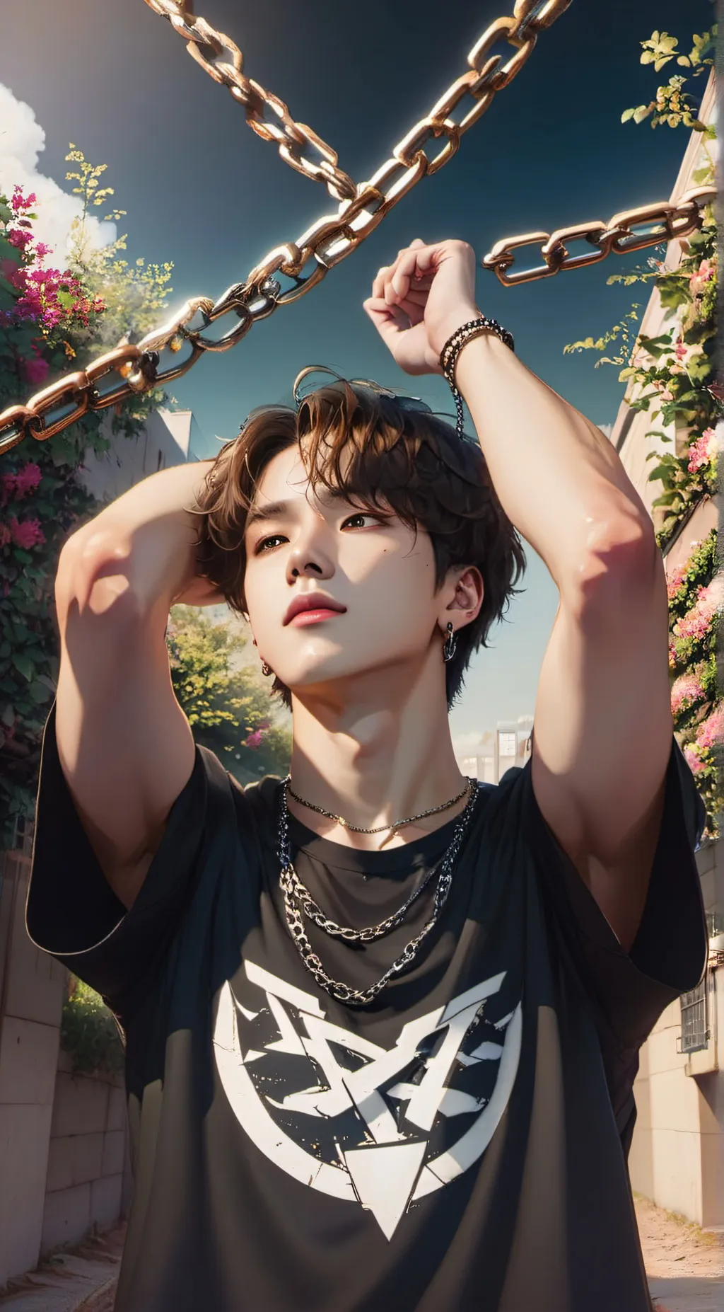 ai character: Han jisung background