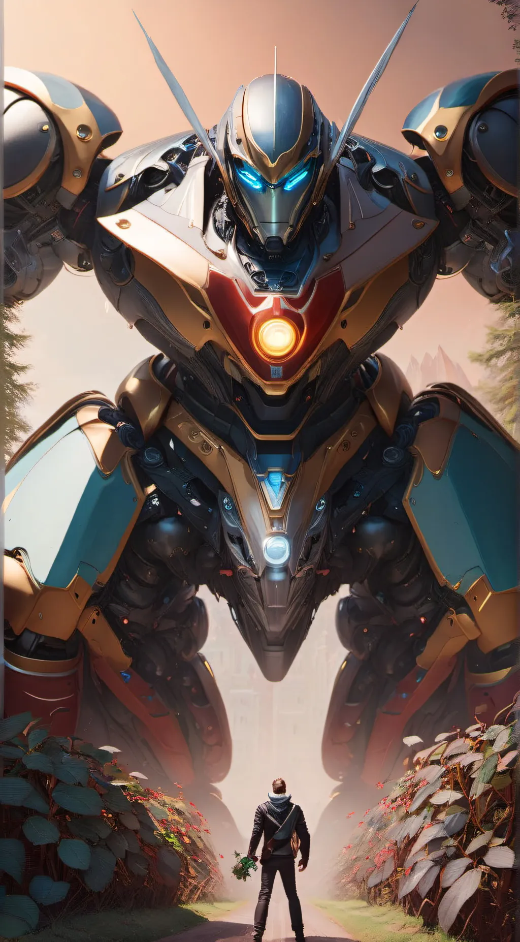 ai character: Robot background