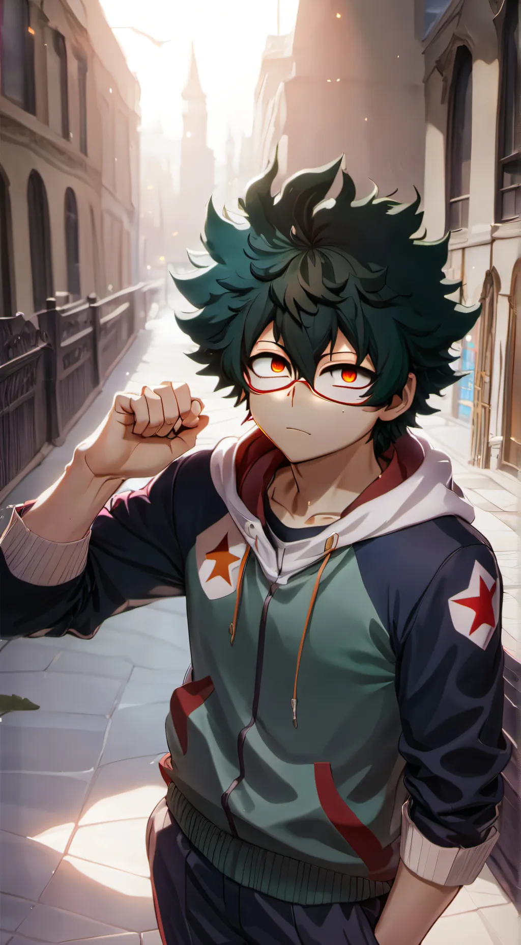 ai character: Izuku Midoriya background