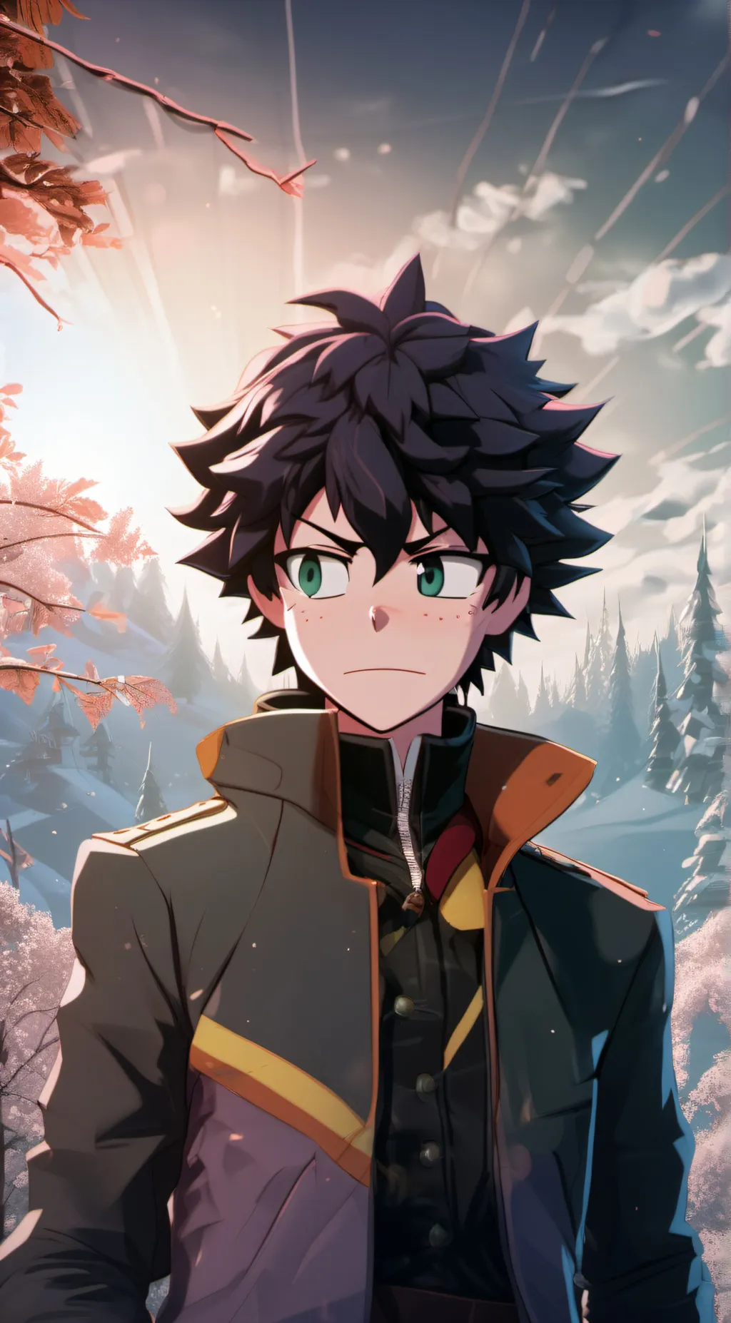 ai character: Izuku Midoriya background