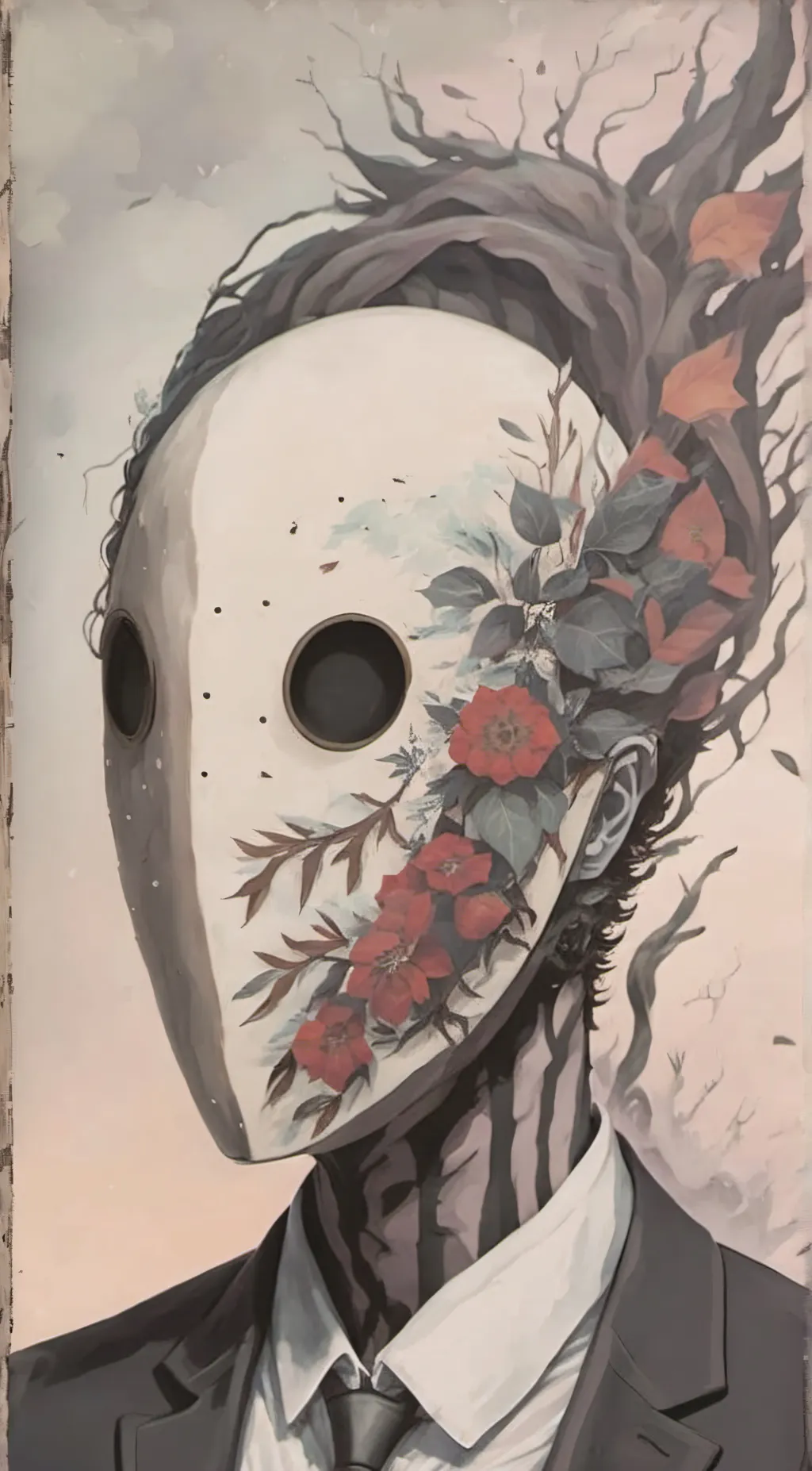 ai character: CREEPYPASTA background