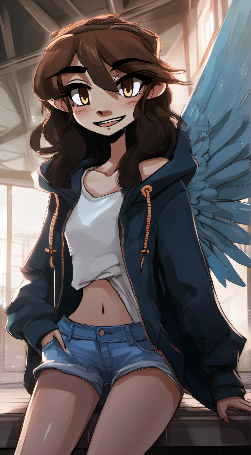 ai character: Max / Star background