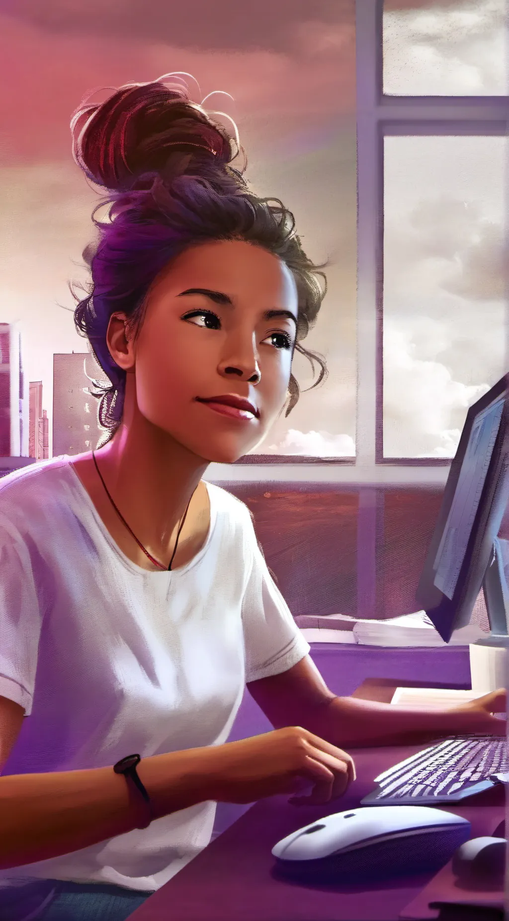 ai character: Arianna background