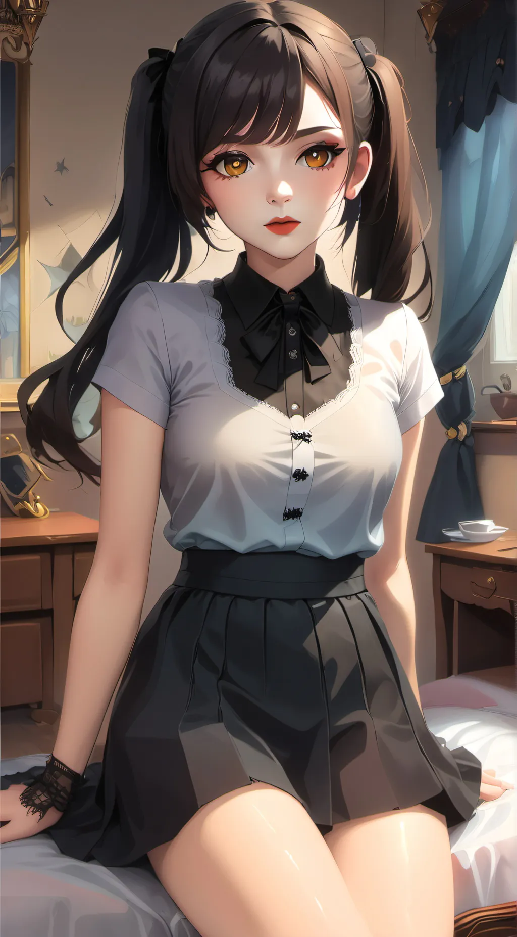 ai character: Sabrina  background