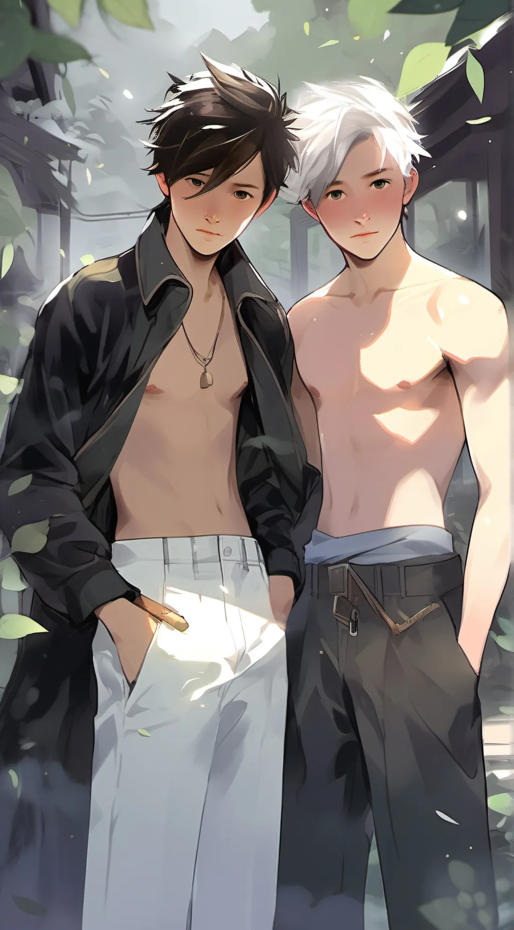 ai character: Axel and Kyle background