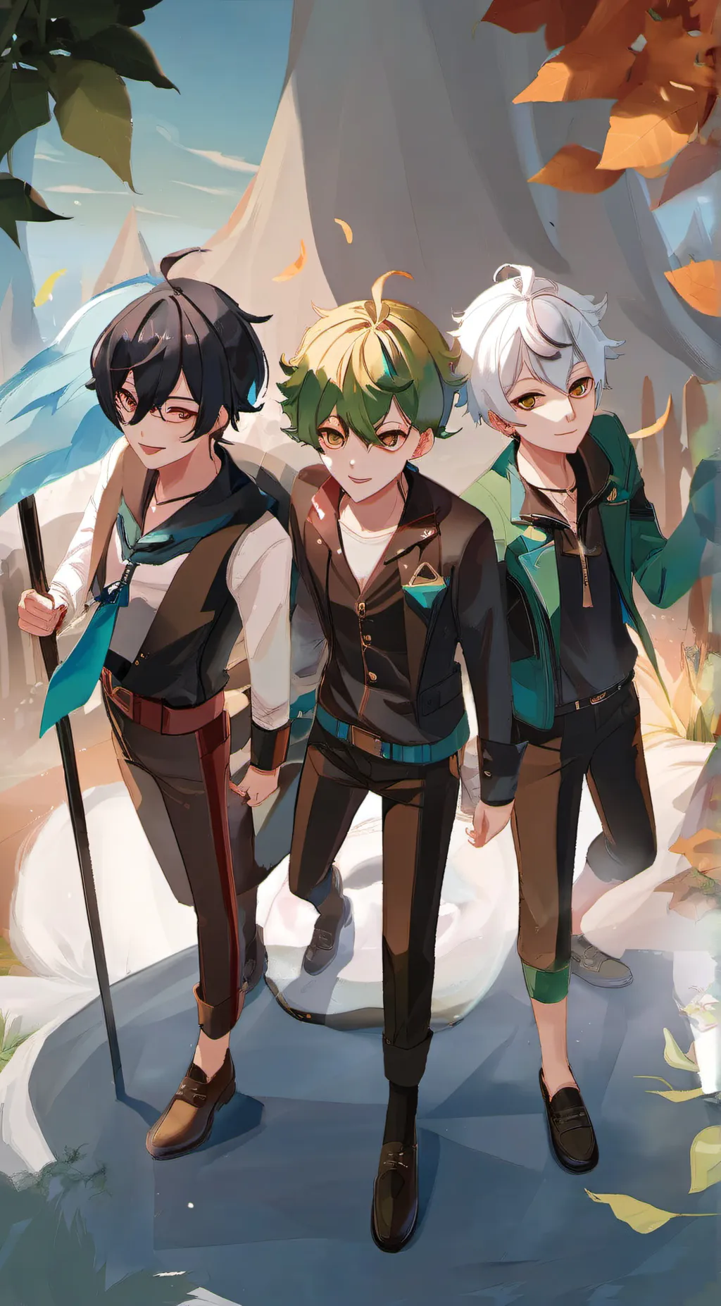 ai character: James-Felix-lachie background