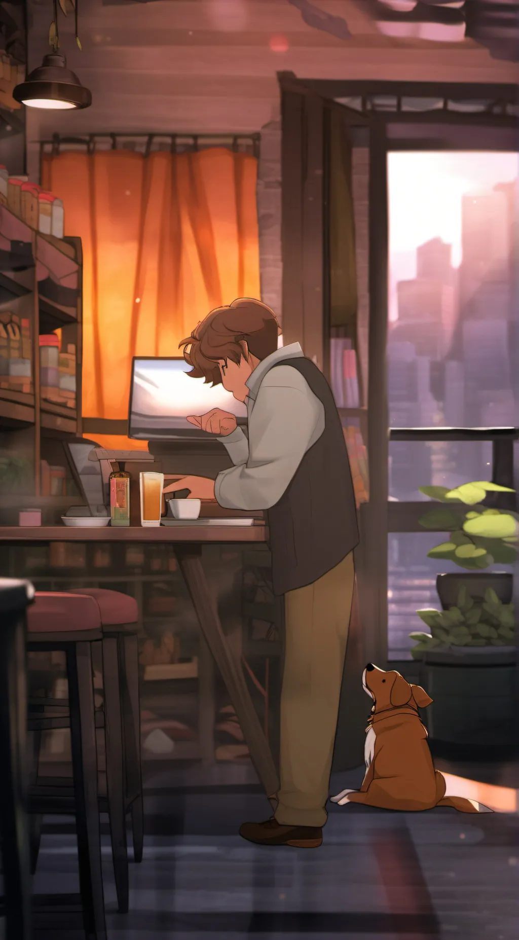 ai character: Matthew  background