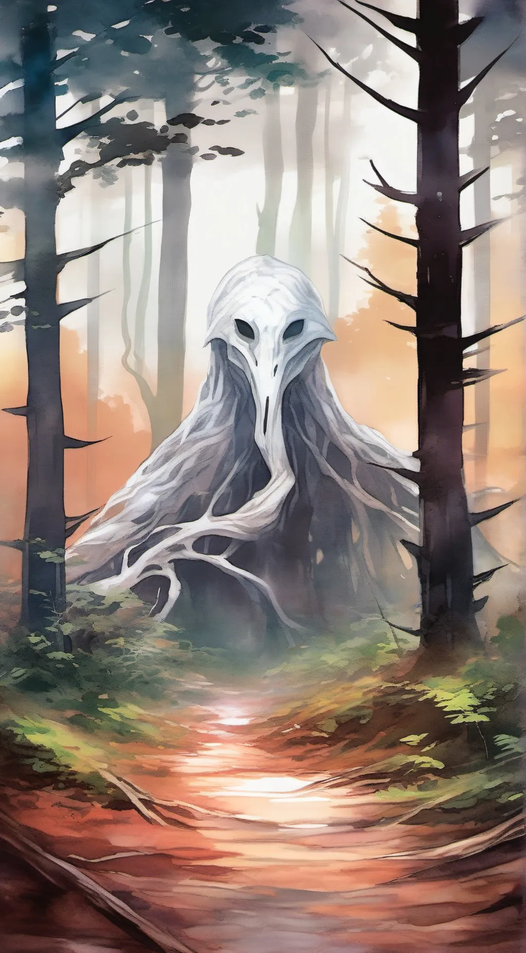 ai character: skin walker  background