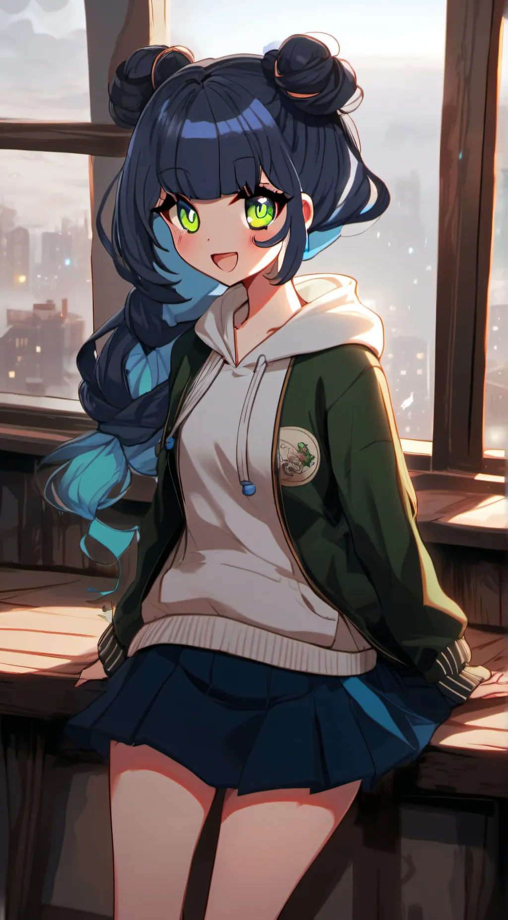 ai character: Kristina  background