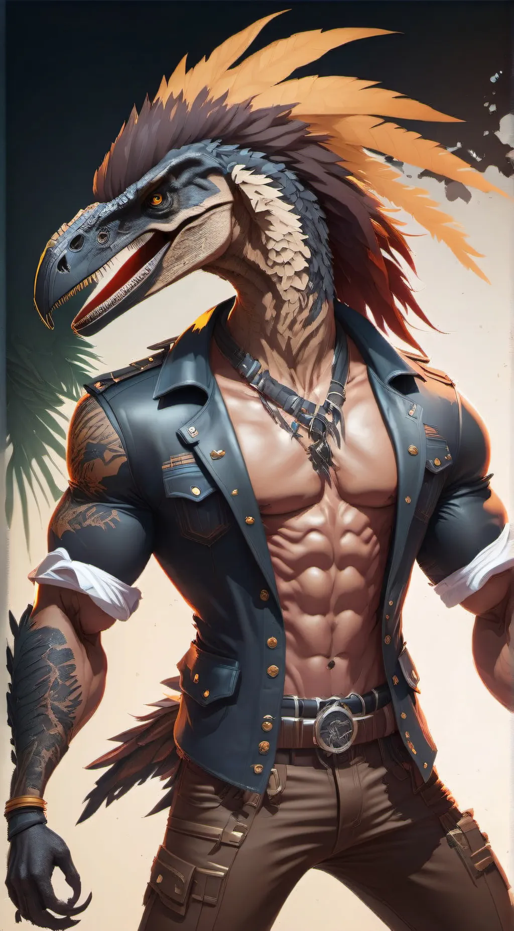 ai character: Roid background