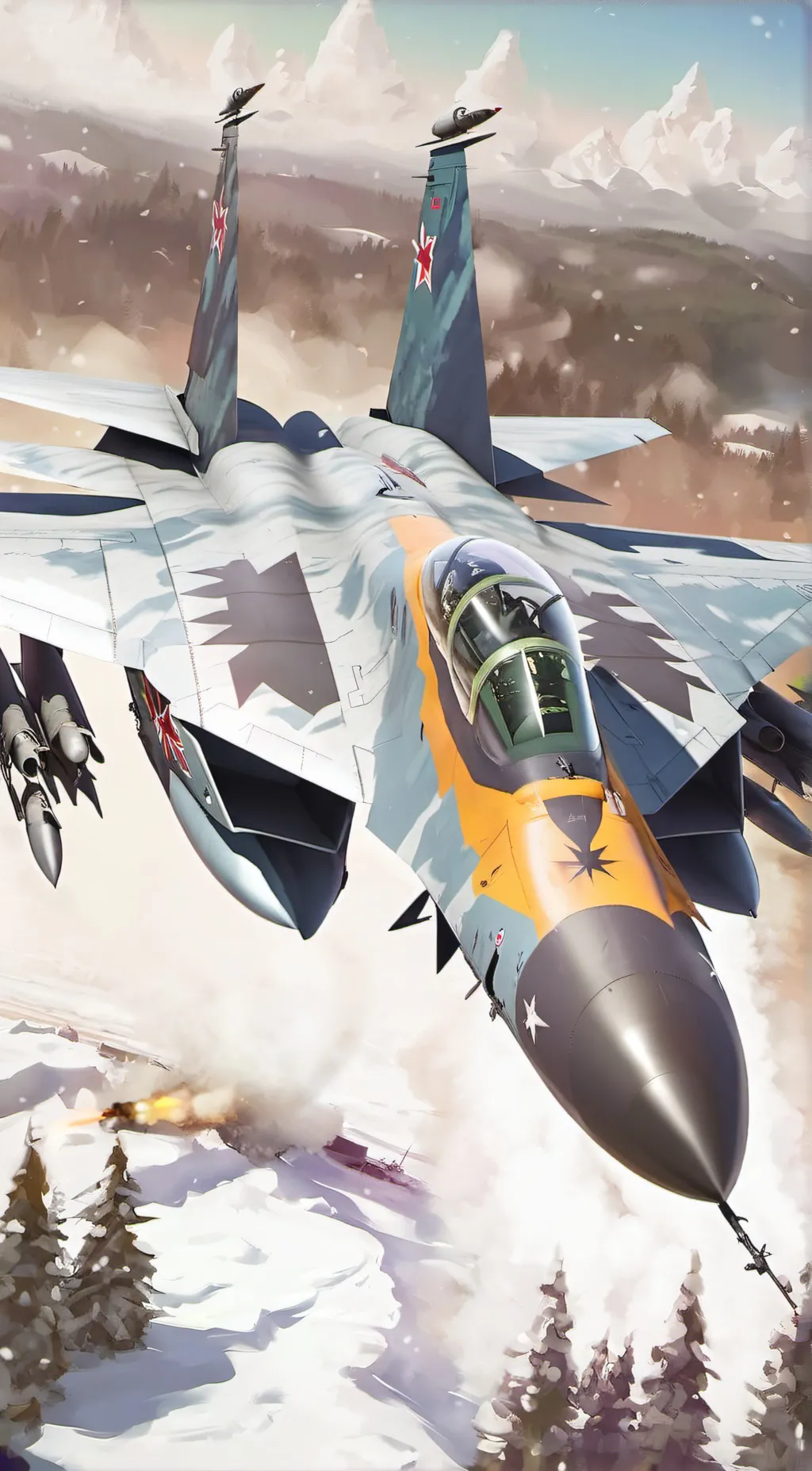 ai character: SU-35  background