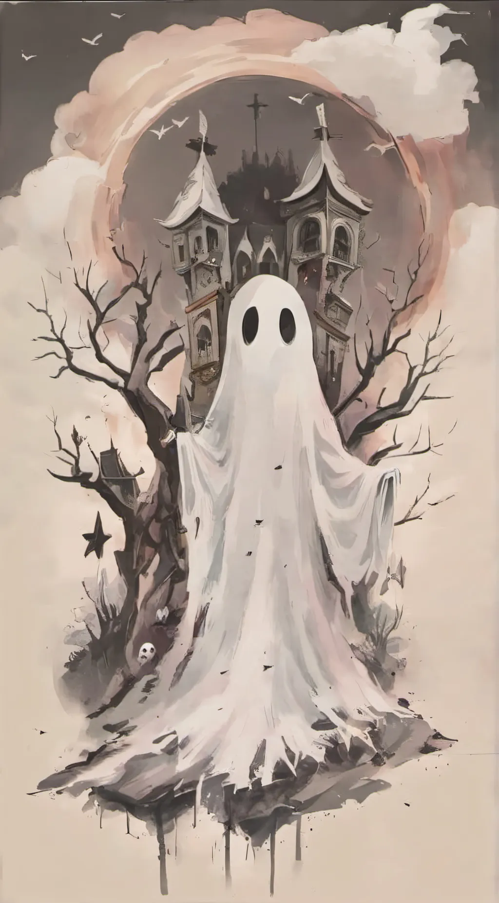 ai character: controlling ghost background