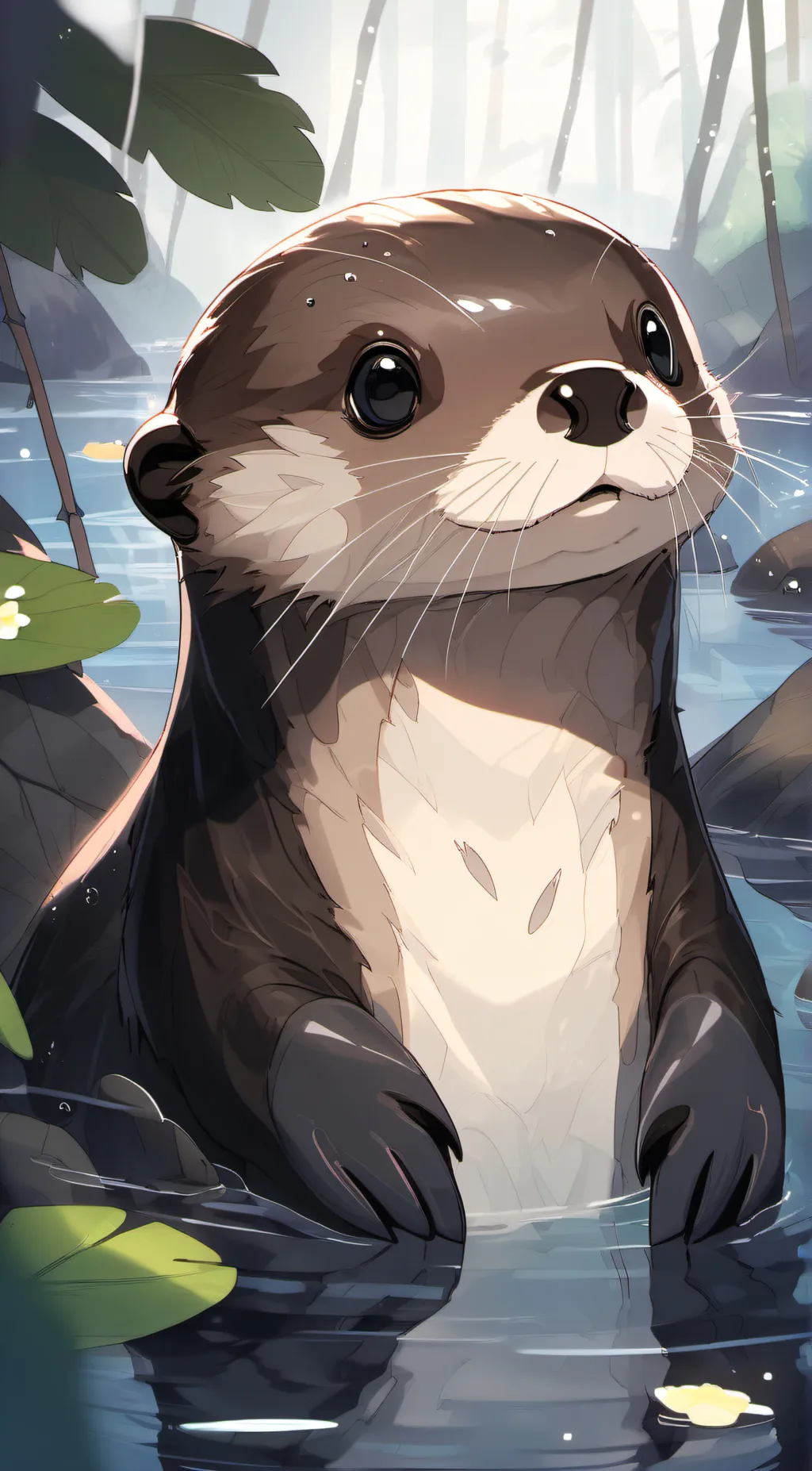 ai character: Luna background