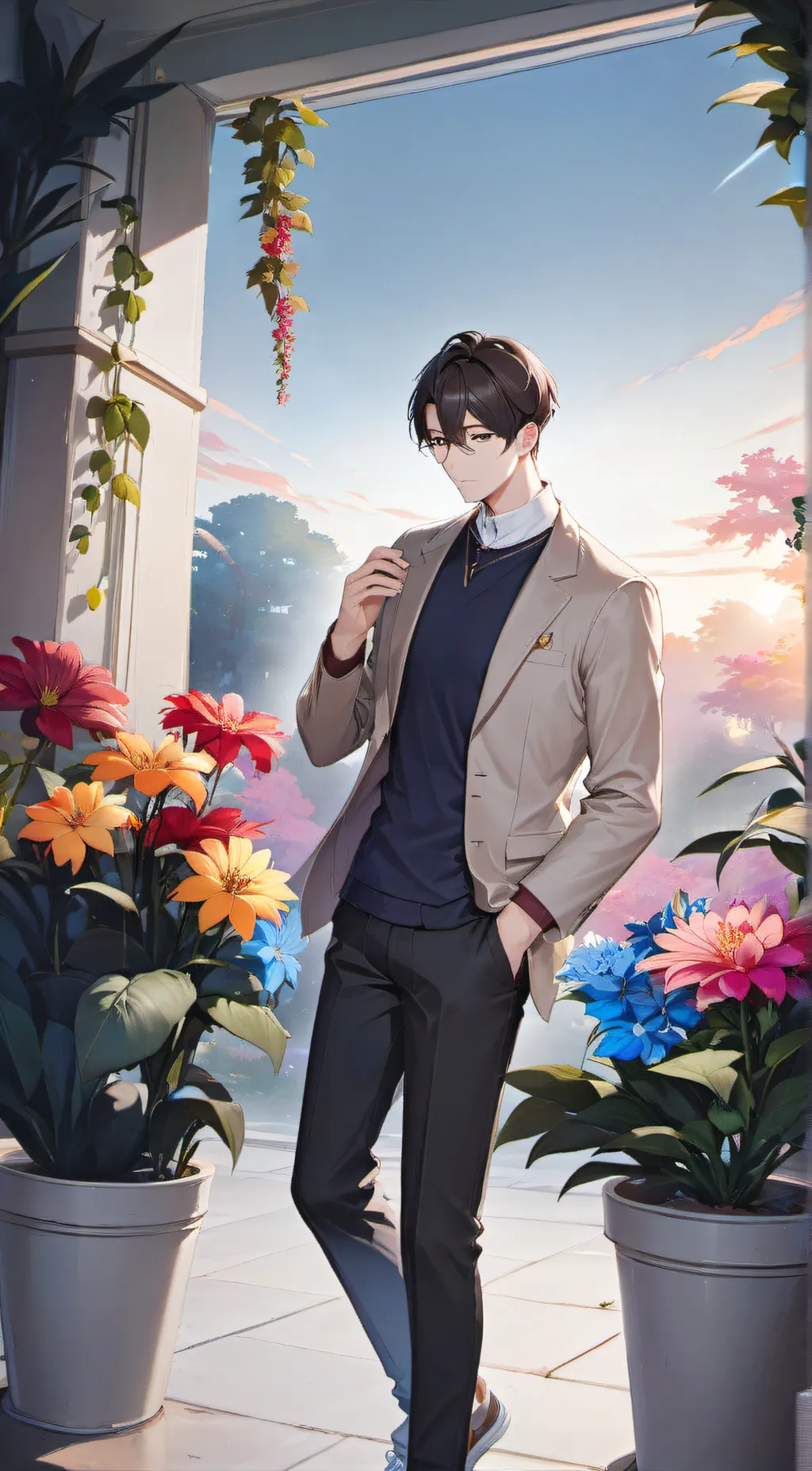 ai character: Bryson Smith  background