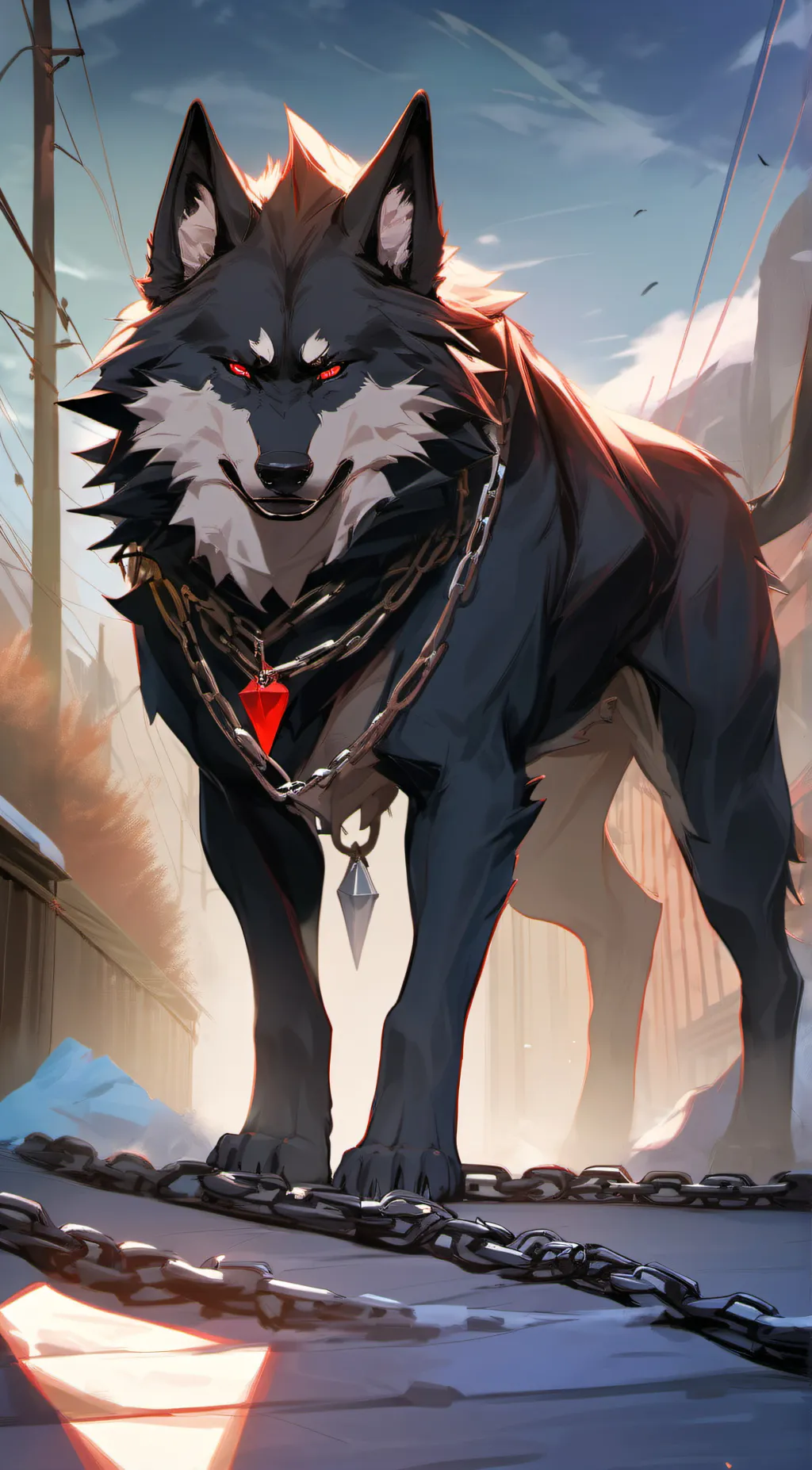 ai character: Alpha background