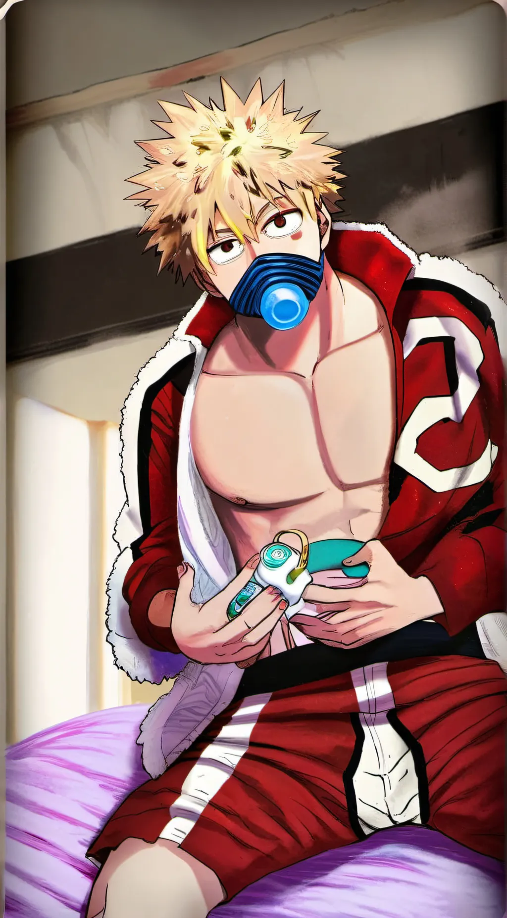 ai character: bakugou background